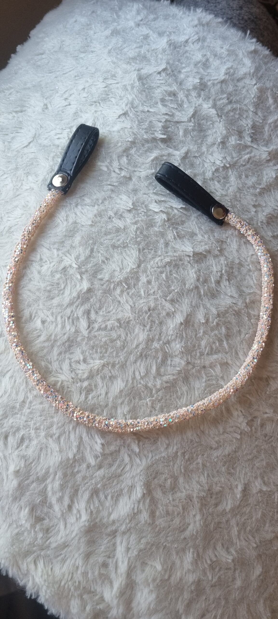 Frontal pailleté - Beige nude