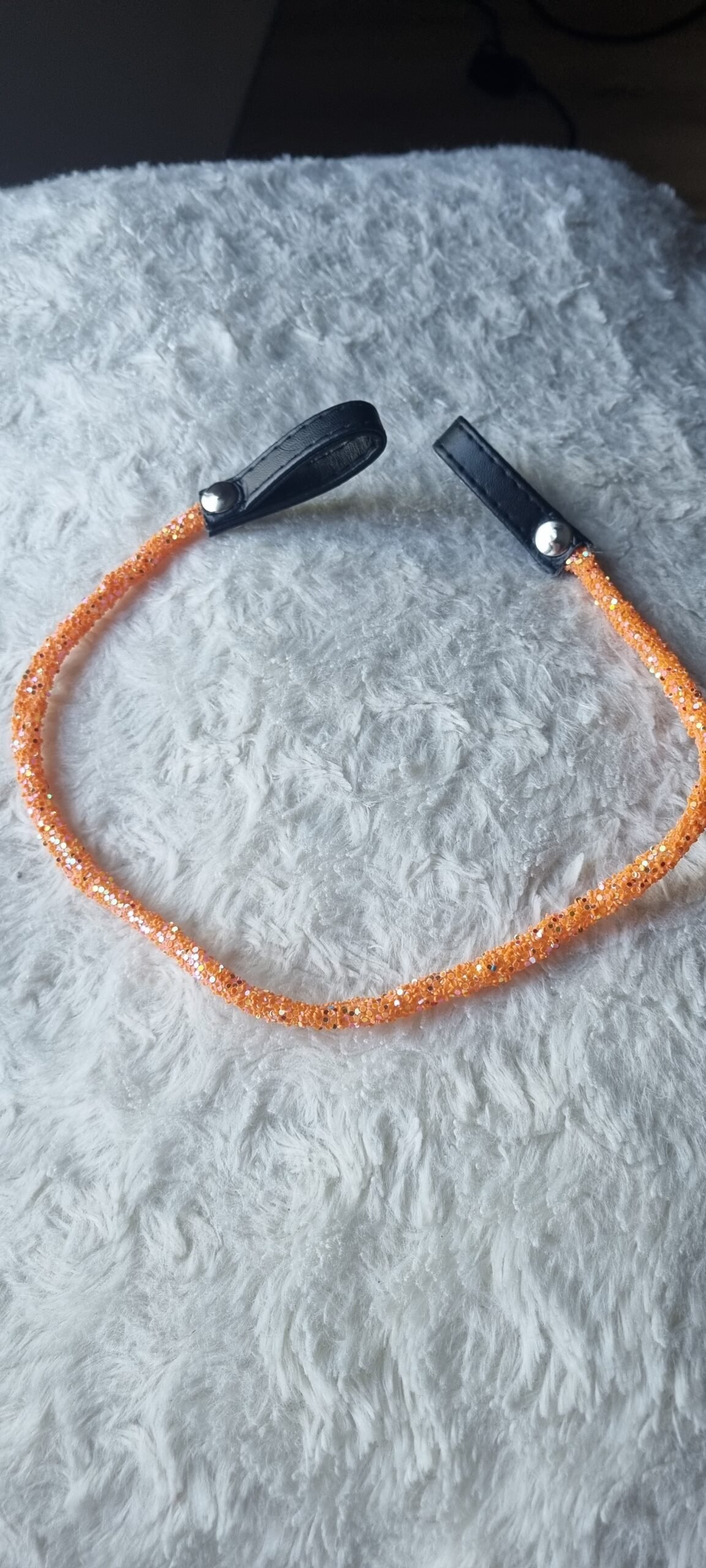 Frontal pailleté - Orange