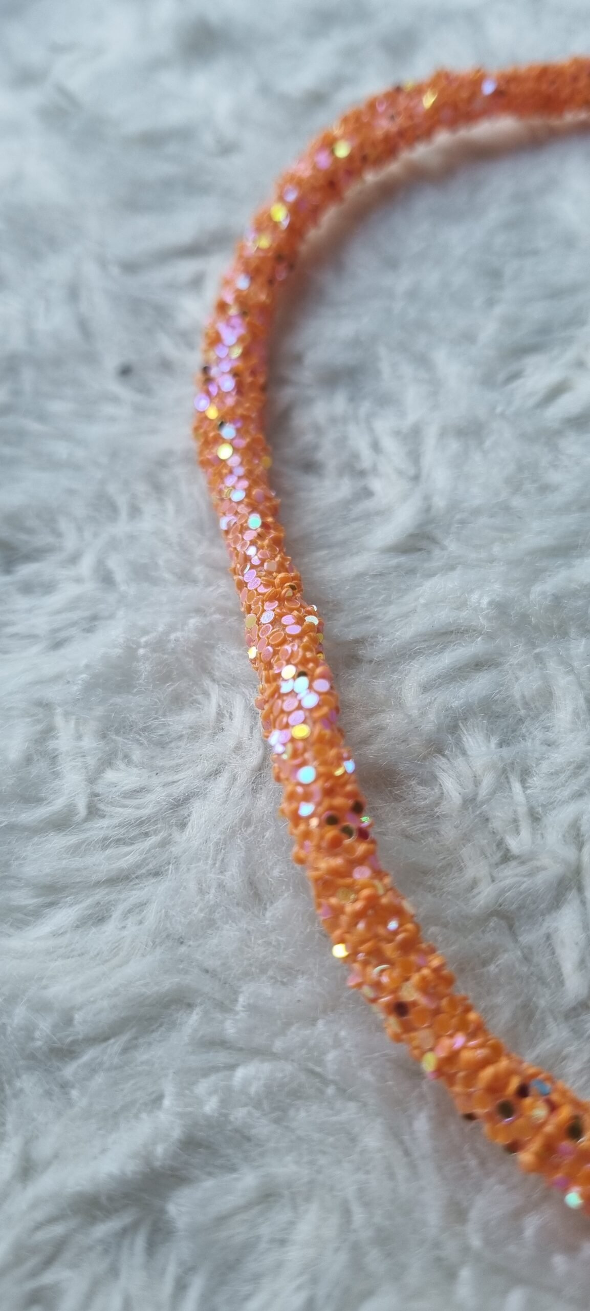 Frontal pailleté - Orange